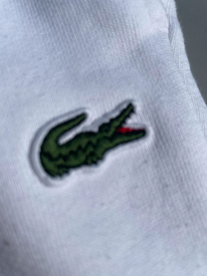 Pantalon de jogging Lacoste blanc - photo numéro 2