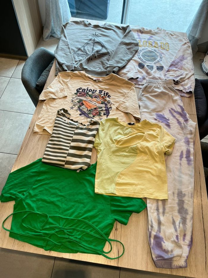 Lot vêtements fille Jennyfer taille S ou 16 ans - photo numéro 2