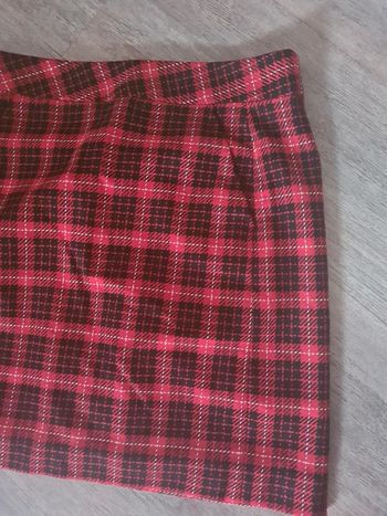Jupe carreaux camaïeu