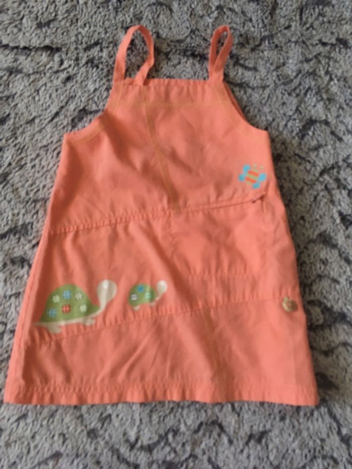 Robe orange PickOuic - 18 mois