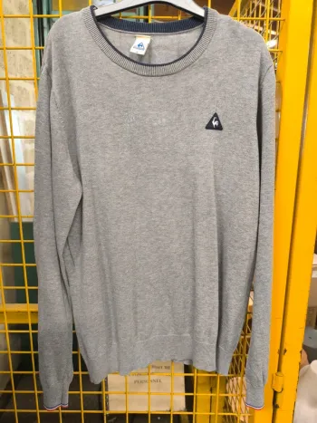 300857 pull gris homme M Le coq sportif