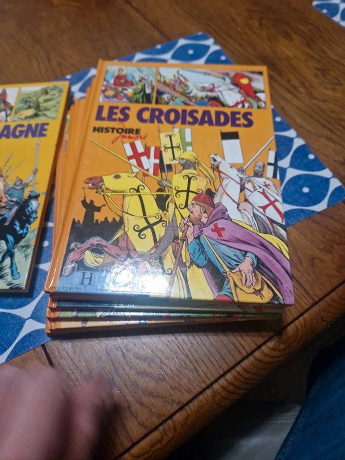 Lot de 8 livres vintage Histoire juniors - photo numéro 4