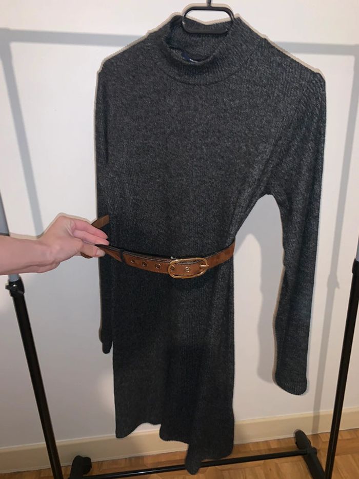 Robe mi longue moulante