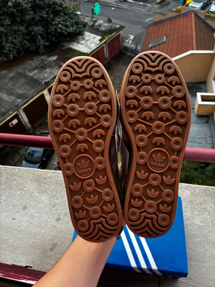 Adidas Gazelle Bold Wonder White/White/Gold Met - Taille 38 2/3 - Neuves - photo numéro 4