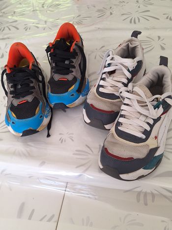 Lot de 2 paires de baskets pointure 37 37,5 Puma Running Syst. 