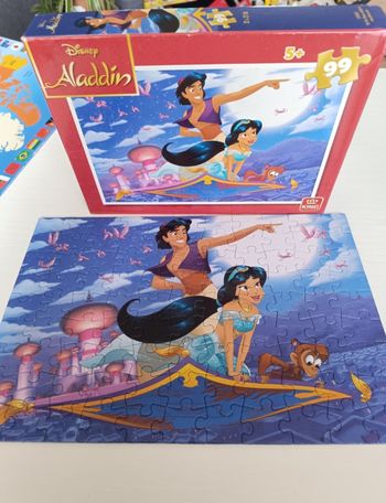 Puzzle Disney Aladin 100 pièces comme neuf