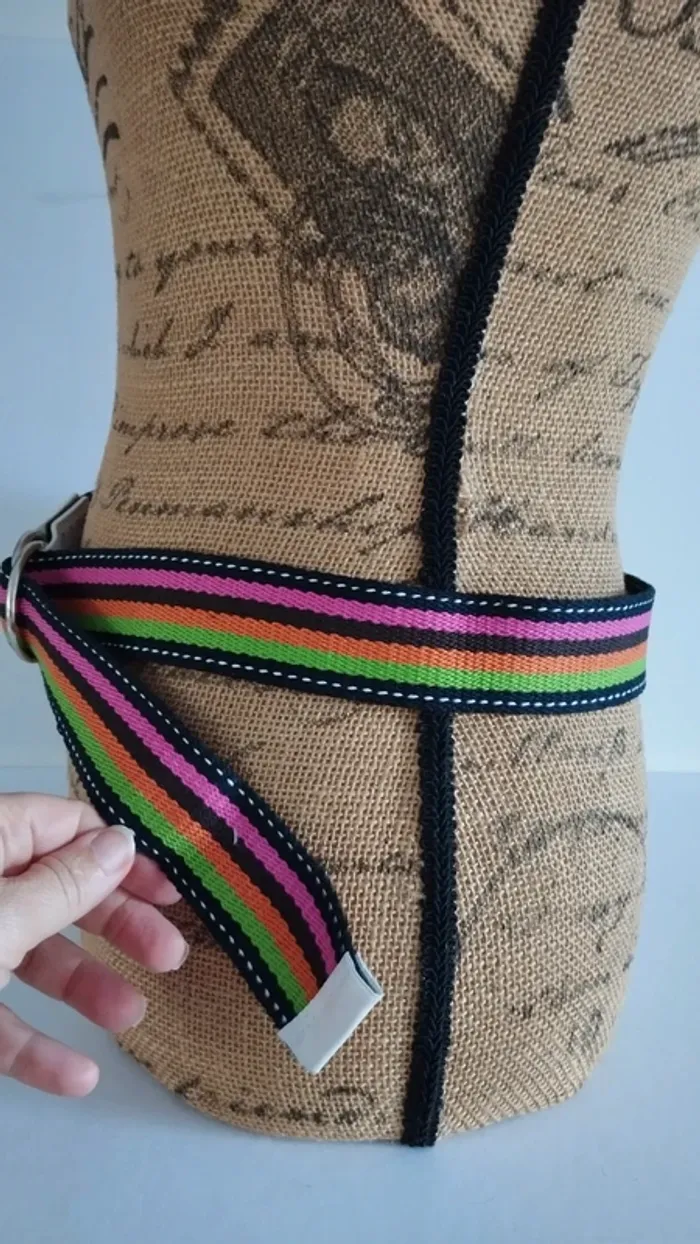 Ceinture multicolore ajustable - photo numéro 8