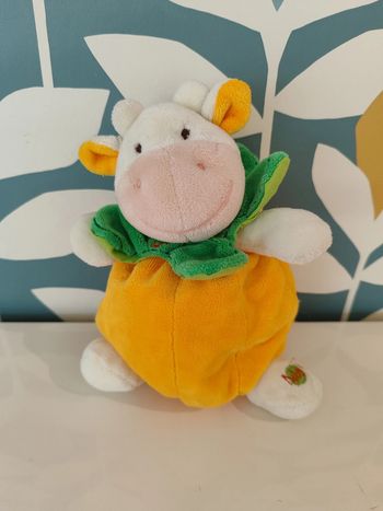 Doudou vache baby nat