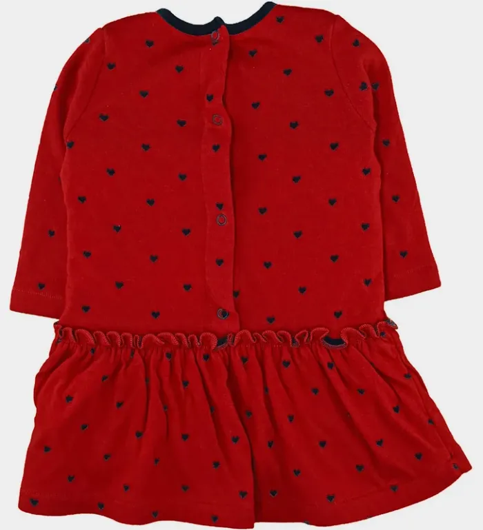 Robe à manches longues 6 mois en coton Petit Bateau - photo numéro 2