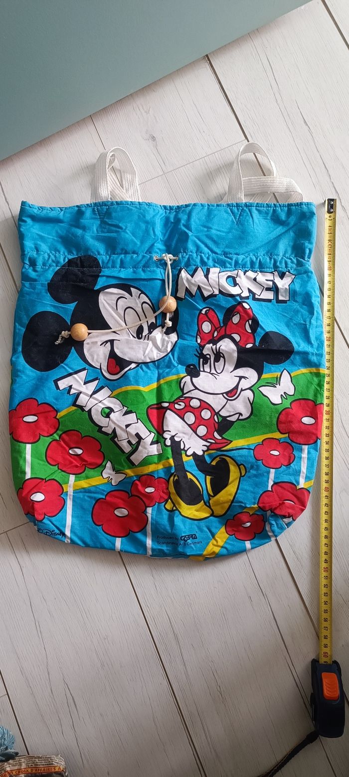 👜 Cabas/sac de plage vintage Disney Mickey et Minnie 👜 - photo numéro 2