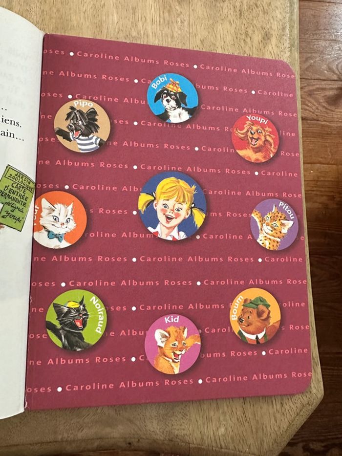 Livre vintage Youpi au Zoo Caroline albums roses Hachette Jeunesse - photo numéro 10