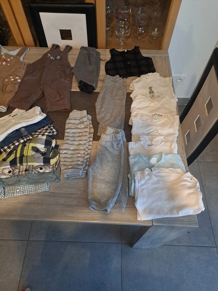 Gros lot garcon hiver 3 mois (56 vetements) - photo numéro 5