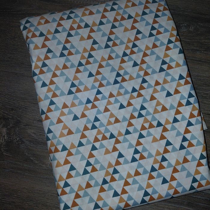Buttinette- grand coupon de coton motifs triangles - photo numéro 2