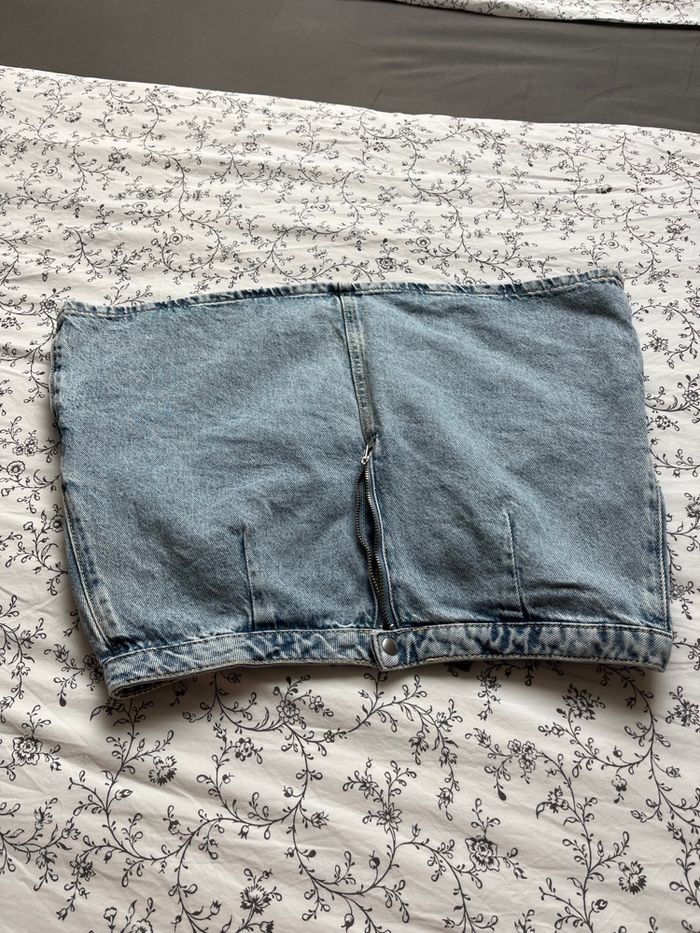 Jupe en jeans taille 38 pimkye - photo numéro 4