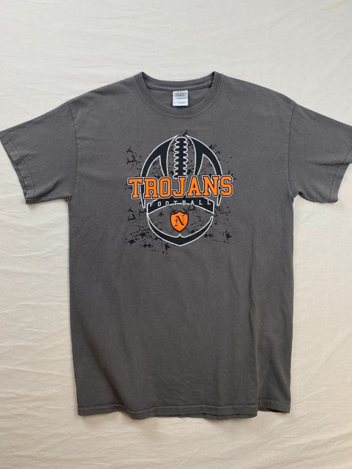 T-shirt imprimé sport USA, homme, été, gris, M
