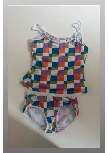 Ensemble débardeur et culotte à gros carreaux Taille S/M Yes Miss