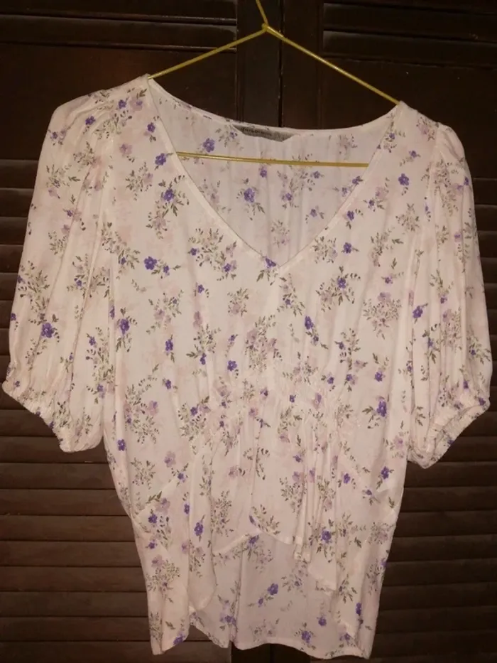 Blouse à fleurs