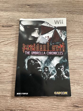 notice du jeu resident evil nintendo wii