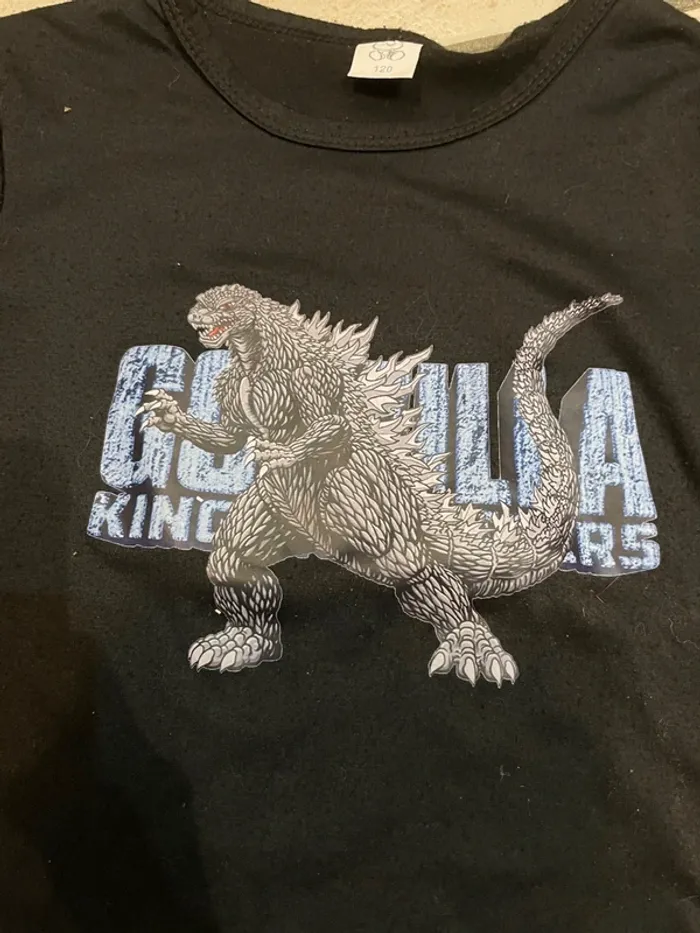 Teeshirt manches longues Godzilla 5-6ans - photo numéro 2