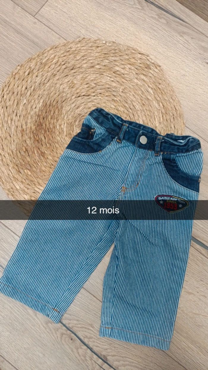 Jeans 12 mois 74 cm Clayeux