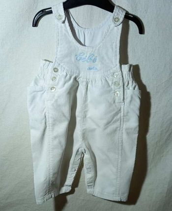 salopette blanche Bout'Chou