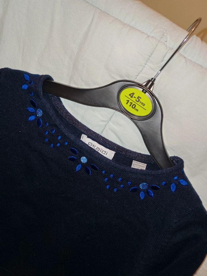 Pull bleu - photo numéro 2