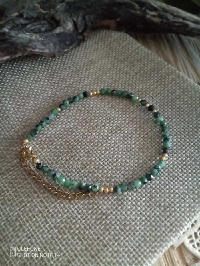 Bracelet pierres naturelles de turquoise africaine