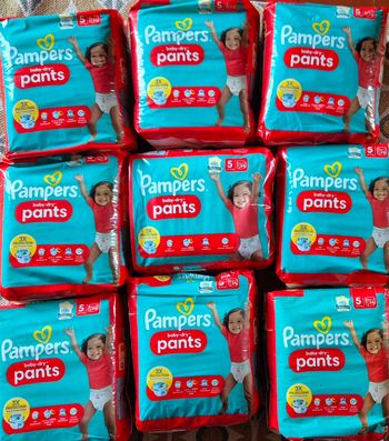 9 paquets pampers pants taille 5