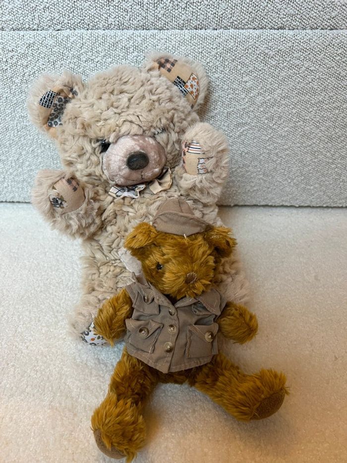 Lot de 2 ours en peluche