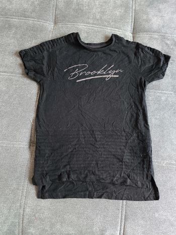👕 T-shirt Noir "Brooklyn" Primark - Taille 9 ans - Garçon