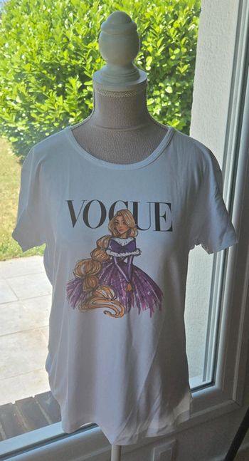 T-shirt blanc taille XL