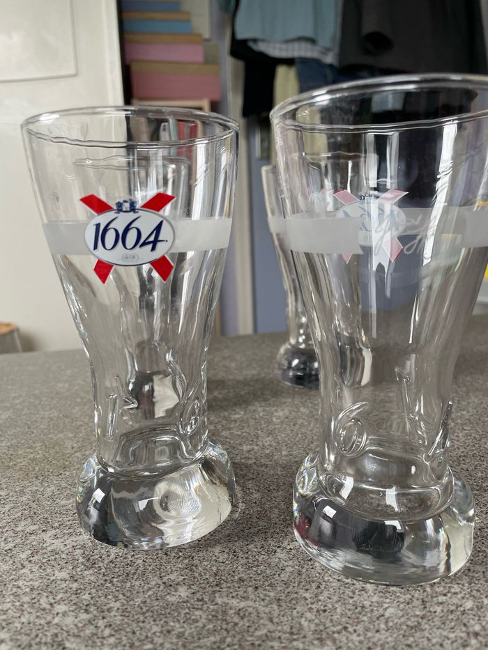 Lot de 4 verres 1664 Neufs - photo numéro 4