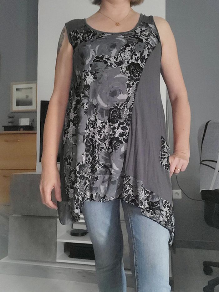 🟣 Tunique Grise en 42🟣 - photo numéro 2