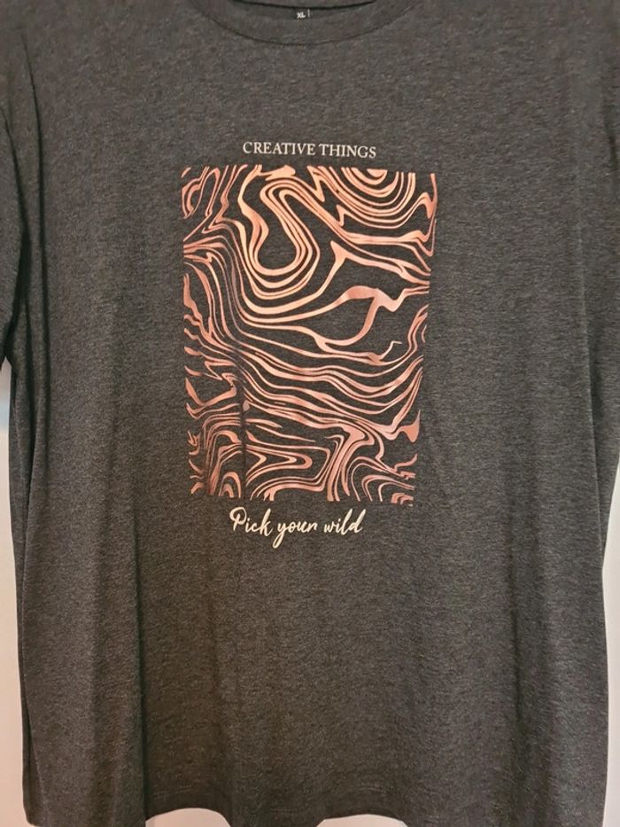 Tee-shirt anthracite X L - photo numéro 2