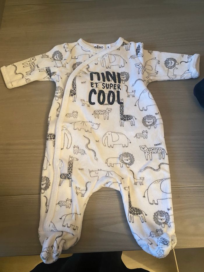 Lot vêtement 0 mois garçon - photo numéro 2