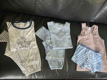 Lot pyjama, petit bateau, 10 ans