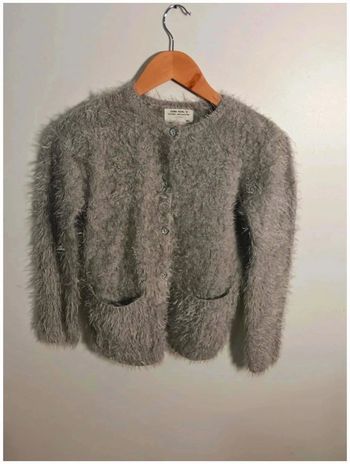 C10 gilet gris Zara 9-10 ans