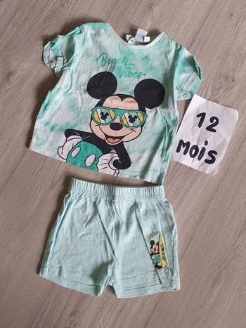 Pyjama short 12mois garçon