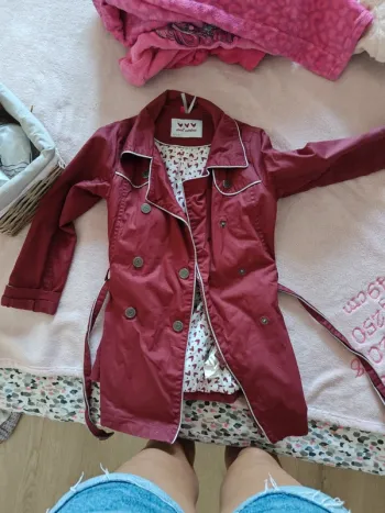 Manteau sans capuche 8 ans