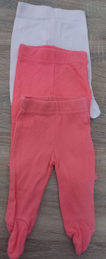 Lot de 3 legging taille 0-1 mois fille