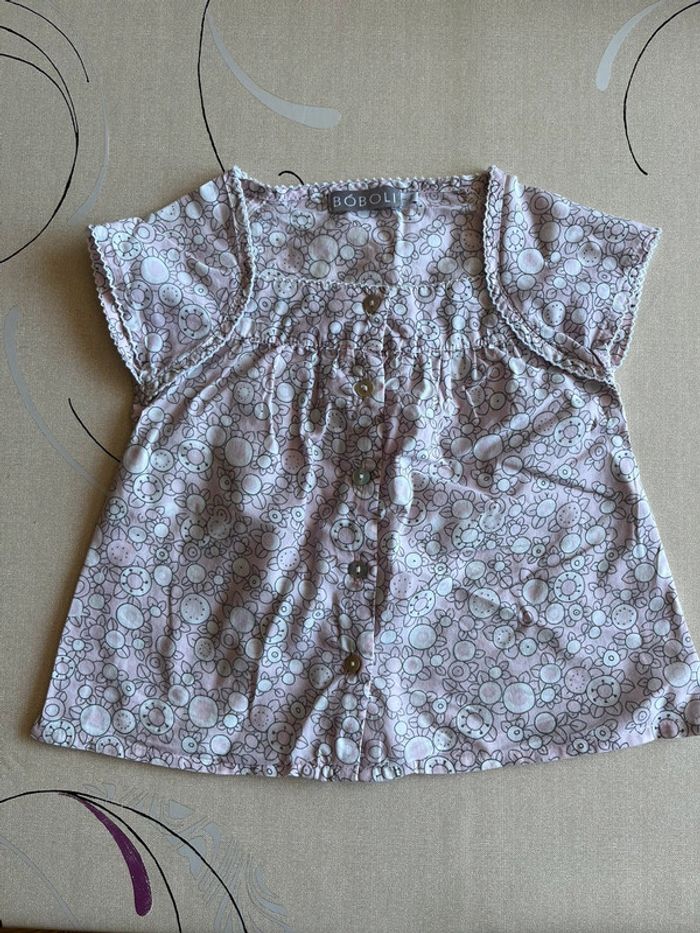 Blouse fleurie Boboli 3 ans