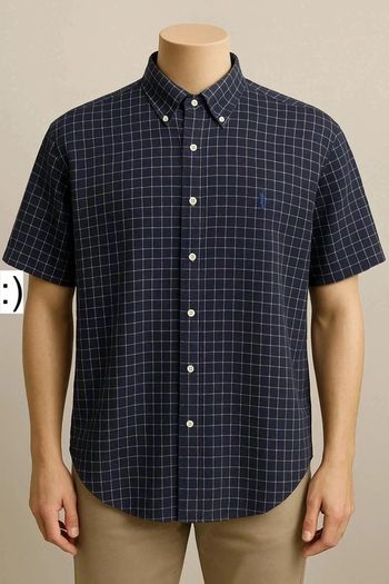 Chemise Ralph Lauren manches courtes – Tendance Y2K vintage – Taille XL