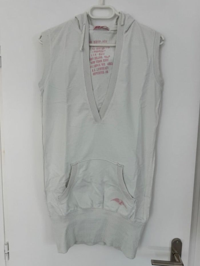 Tunique style sweat-shirt à capuche