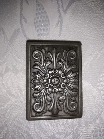 Faby2800 Porte-boîte allumettes vintage en étain norvégien par Astri Holthe