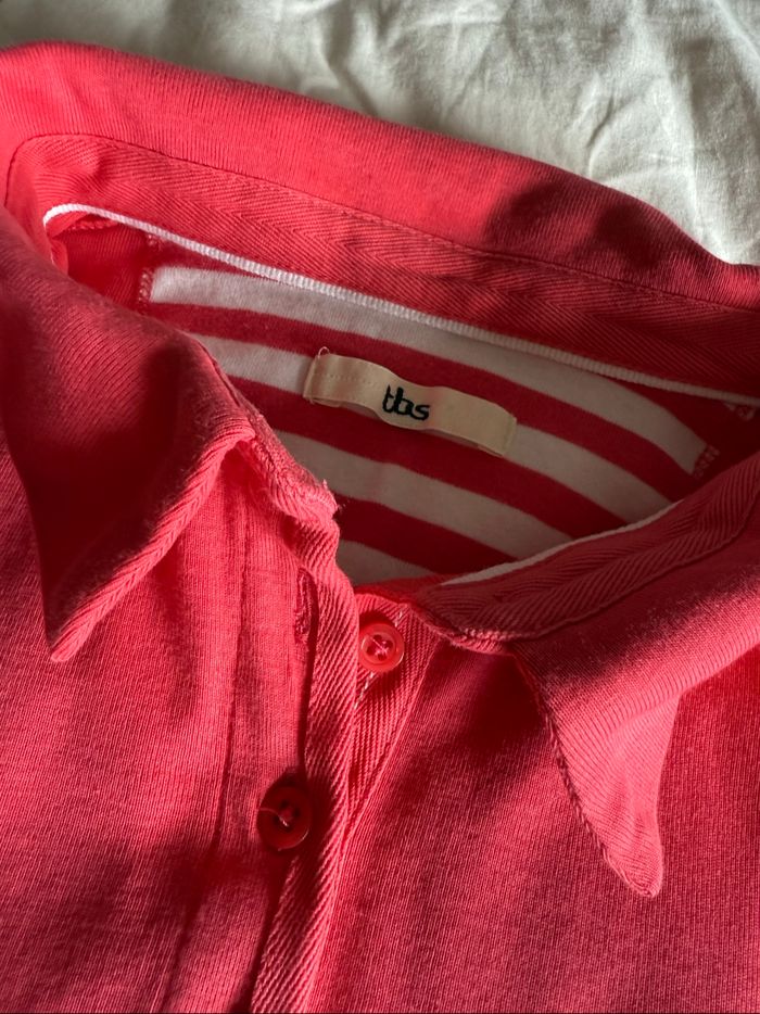 Neuf Polo corail TBS - Taille 42 - photo numéro 4