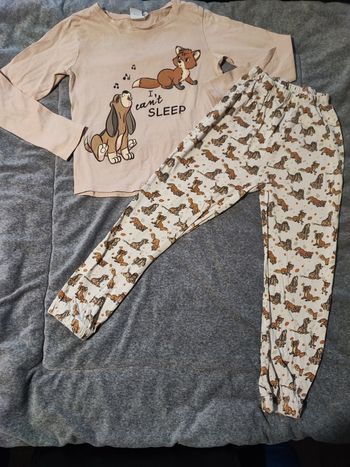 Pyjama rox et rouki taille 6 ans