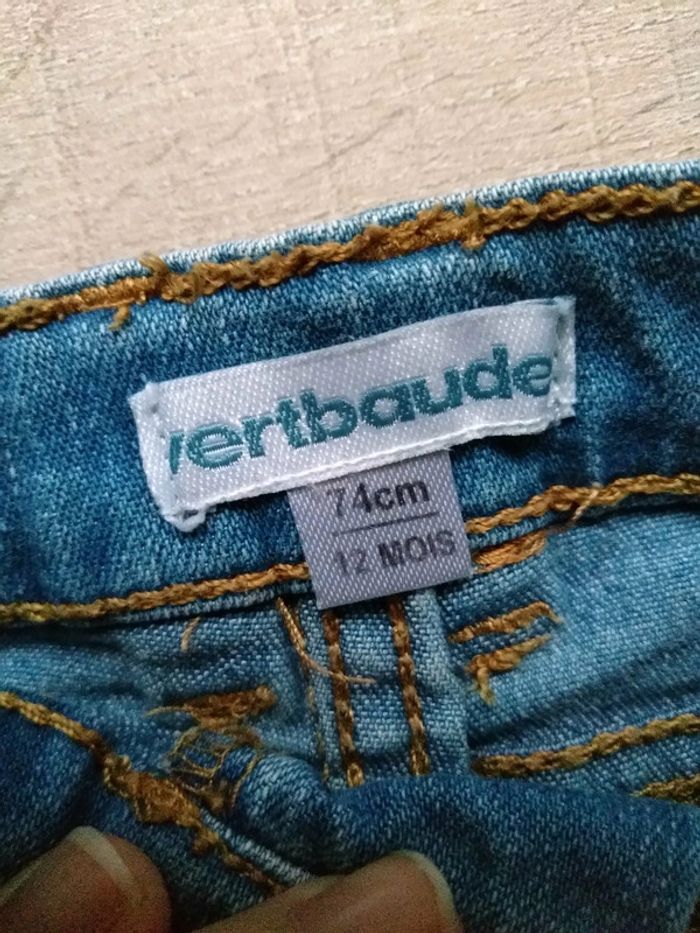 Jean vertbaudet, taille 12 mois - photo numéro 2