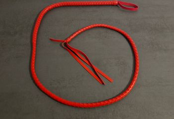 Fouet en cuir véritable (195cm)