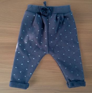 Jogging gris cœur Kiabi