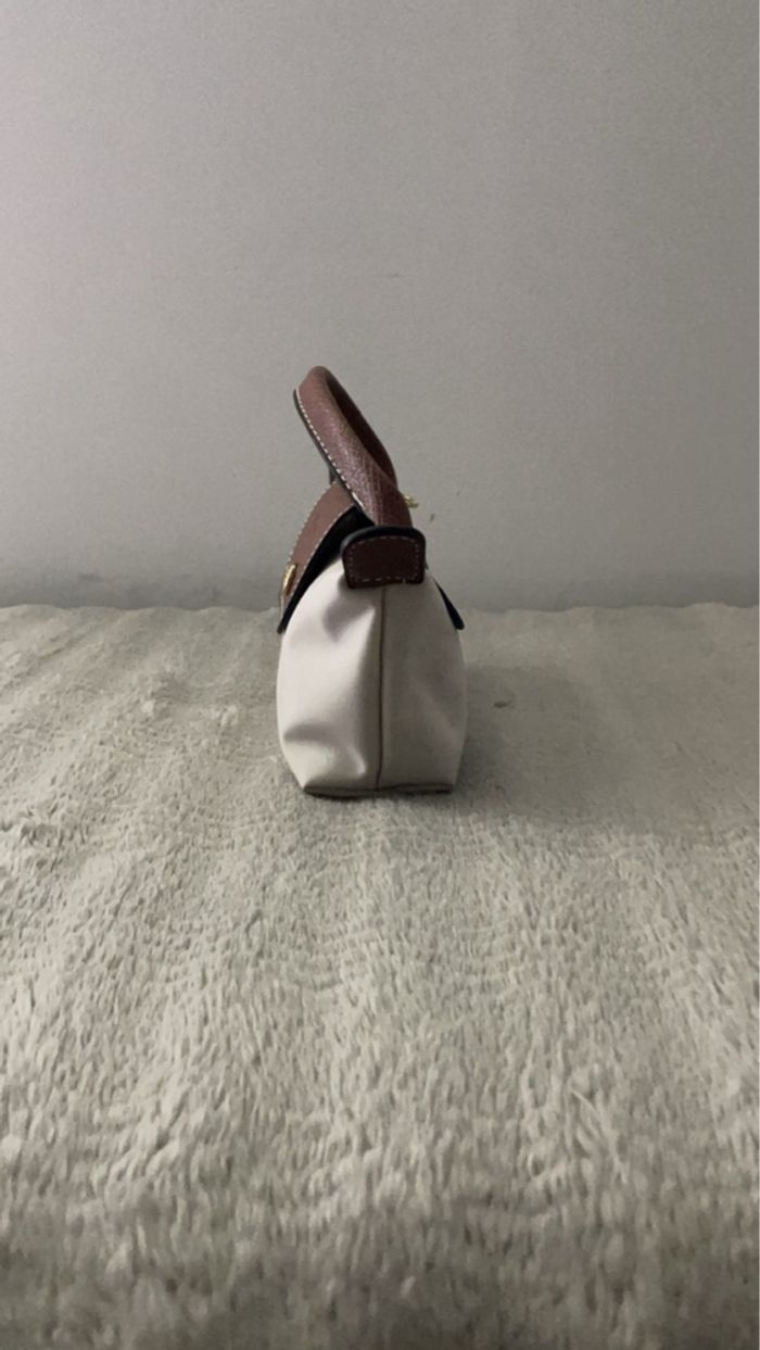 Sac à main LongChamp mini blanc - photo numéro 3